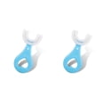 thumbnail image 1 of Toystoory Silicona Manual en forma de U blanqueamiento limpieza bebé cepillo de niños para cepillo de masaje cepillo flexible con salud azul 2-6 años tipo 1 2piezas Toystoory CBP026642, 1 of 5