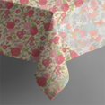 thumbnail image 5 of Pioneer Flower Floral Print Pattern Square Tablecloth,Waterproof Square Table Cover,Wipeable Spillproof Washable Table Cover for Home Kitchen Party Decor 52"x52"(132x132cm), 5 of 6