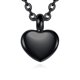 thumbnail image 3 of Collar de urna de cremación para mujeres y hombres, colgante de recuerdo de cenizas de acero inoxidable, collar conmemorativo de corazón pequeño, cremación, 3 of 5