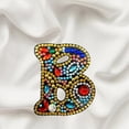 thumbnail image 2 of Porte-clés de Noël 26 Lettres Pendentif Strass, 2 of 8