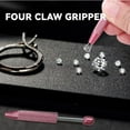 thumbnail image 1 of Fiudx Liquidación de ofertas flash Pinzas de tornillo auxiliares artefactos desgaste Clip de cuatro garras Joyería de perforación Desgaste Herramienta de fijación de diamante de circón, 1 of 7