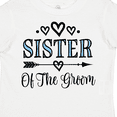 thumbnail image 4 of Inktastic Sister Of The Groom Wedding Party Girls Toddler T-Shirt, 4 of 5