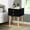 Black, variant on Modern Side Table with 2 Drawers / Enhances Room Decor