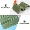 thumbnail image 3 of Minkissy 1Ensemble Coussins de Siège Pliants Compacts Verts pour Camping, 3 of 8
