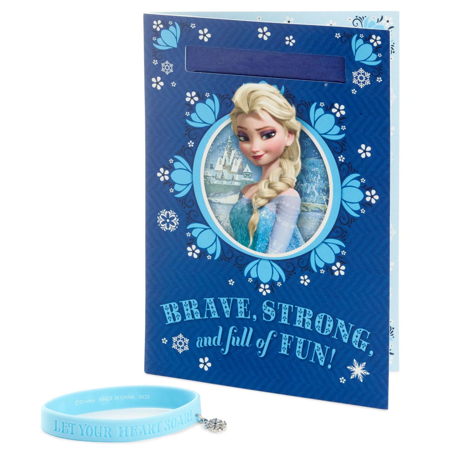Hallmark Birthday Card for Girl (Elsa Frozen Charm Bracelet)