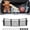 43.3" x 11.8"/Black, variant on Philowng Universal Car SUV Pickup Truck Van Trunk Bed Cargo Net, Expandable 3-Pocket Heavy-Duty Black Mesh Storage Organizer with 4 Metal Carabiners