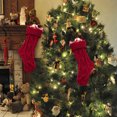 thumbnail image 7 of Cable Knit Christmas Stockings, 18 Inch Diamond Pattern Hanging Stocking, Indoor Outdoor Festive Christmas Decorations for Fireplace Mantel, Christmas Tree, Storage Candy and Christmas Holiday Gifts, 7 of 7