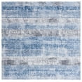 thumbnail image 2 of SAFAVIEH Amelia Manuel Geometric Area Rug, Navy/Gray, 6'7" x 6'7" Square, 2 of 11