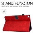 thumbnail image 3 of Dteck Wallet Case For Samsung Galaxy Tab A 10.1 SM-T510 (2019 Released) 10.1 inches,Magnetic Folio Retro Leather Card Holder Cover Kickstand Shockproof Protective,Red, 3 of 6