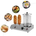 thumbnail image 3 of Dwellnix Stainless Steel Hotdog Steamer Machine Bun Warmer Commercial 850W Dog Cooker USA, 3 of 7