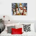 thumbnail image 4 of Nawypu New Year Xmas Eve Party - Christmas Snowman Canvas Art Poster And Wall Art Picture Printing Decor Modern Home Bedroom Living Room Office Classroom Decoration Posters, 4 of 4