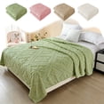 thumbnail image 7 of SLYNSHome Fleece Throw Blanket for Couch Sofa Bed Queen Size Lightweight Breathable Throws White Plush Fluffy Decorative Blankets for All Season, 7 of 7