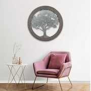 Hosley Hosley Wooden Wall Decor Farmhouse Tree Wall Sculptures