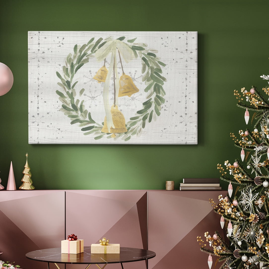 Weathered Aspen Wreath Collection A- Gallery Wrapped Canvas