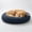 Navy Blue, variant on Cloud K-9 Bed for Dogs & Cats, Soft & Relaxing Round Dog Bed, Chenille Material, Removable Cover, Washable & Dryer Safe–Grey Medium(35'x35')