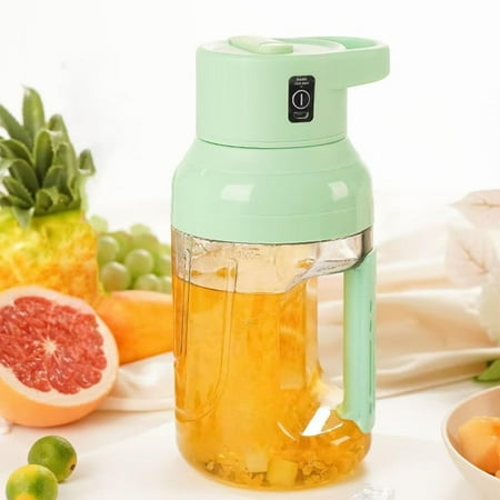 

Clearance！ Bifavgk 1.5L Portable Personal Juicer Handheld For Outdoors Sports And Travel Usb Rechargeable Fruit Juicer For Shakes Portable With 8 Juicer Machines Lemon Squeezer Citrus Juicer Green
