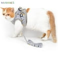 thumbnail image 5 of BadPiggies Dog Cat Breathable Soft Mesh Reflective Harness and Leash Set Puppy Small Dogs Vest Chest Harness No Pull No Choke, 5 of 10