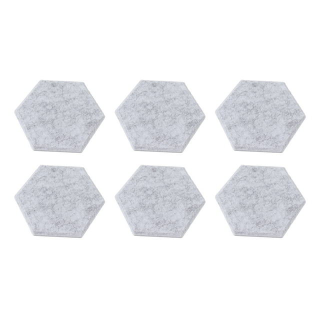 Paneles acústicos de absorción de sonido, 12 paneles acústicos hexagonales, paneles insonorizados de fieltro, paneles de amortiguación de sonido, fiel a su promesa