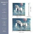 thumbnail image 4 of WOBOGO A White Horse 3-hole Switch Plates PC Flame Retardant Plastic Material Glossy Finish Smooth Touch 6.37x4.48x0.27in, 4 of 8