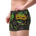 thumbnail image 4 of Kll Carnival Mardi Gras3 Men'S Cotton Boxer Briefs Underwear-Large, 4 of 9