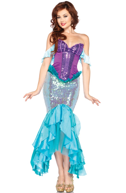 Disney Princess Deluxe Ariel Adult Costume - Walmart.com