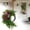 B3_15.75x23.62in Green, variant on ERTZAE Hydrangea Door Wreath,Artificial Hydrangea Wreath,Burlap Bow Greenery Wreath,Front Door Wreath,Artificial Hydrangea Wreath 15.7x23.6in - Greenery Spring Summer Door Hanging for Front Porch