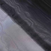 AK Trading Co Glam Black Sheer Kitchen Curtains, 10 x 20 ft