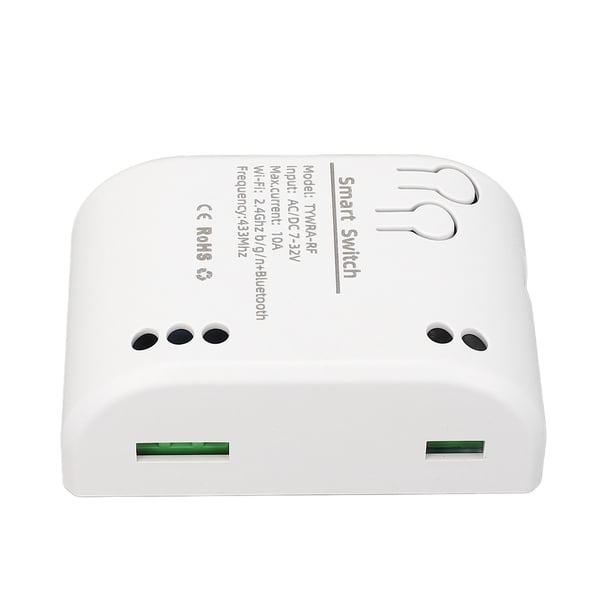 Controlador remoto wifi wifi de la puerta, nc sin configuración de programación DC 7V-32V Control de accesso wifi relé con 2 control remoto para el hogar