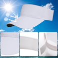 thumbnail image 5 of Minzimin Sport Sun Visor Hats for Women Men, Adjustable Cotton Ball Caps Sun Caps for Golf, Running, and Outdoor Activities, 5 of 7