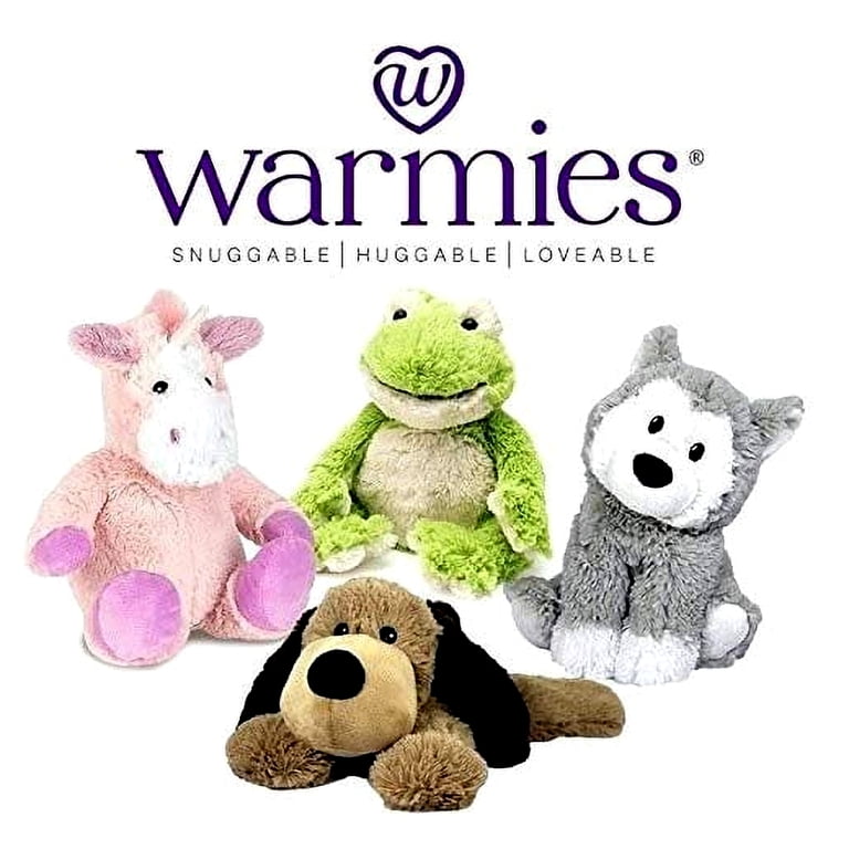 Warmies Plush Green Dinosaur Microwavable Weighted Teddy With French Lavender Scent, Hot Or Cold For Cool Relaxation And Warm Relief - Groceries