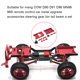 thumbnail image 3 of Accesorios RC, herramientas de reparación de motores simples, modificación de Motor profesional, reemplazo de haz trasero de coches para D90 D96 MN98 Rojo 1 Set Inevent FN001617-03, 3 of 6
