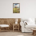 thumbnail image 3 of Stupell Industries Cow in Vast Field Landscape & Nature Painting Brown Floater Framed Canvas Art Print Wall Art, 17 x 25, 3 of 10