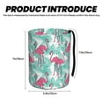 thumbnail image 3 of Naloa Flamingo Car Trash Can Garbage Car Accessories Trash Can Car Waste Bin for for Driver and Passenger Any Vehicle, 3 of 7