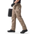 thumbnail image 2 of Pantalones Cargo Tácticos para Hombre FREE SOLDIER, Resistentes al Agua, Marrón, 34W/34L, 2 of 7