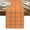 Orange, variant on Table Runner Dresser Scarves 90 Inch Long,Blue Lines on Watercolor Orange Linen Dining Table Runners