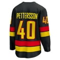 thumbnail image 3 of Men's Fanatics Elias Pettersson Black Vancouver Canucks  Breakaway Jersey, 3 of 3