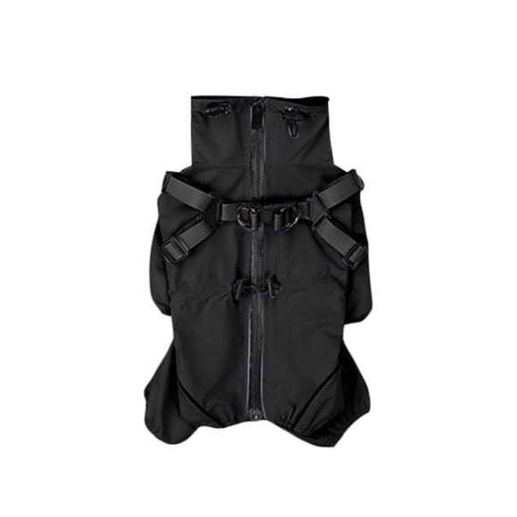 Gabardina de invierno para mascotas. Poliéster, cortavientos, cálida, diseño de cuatro patas, elegante y cómoda para todas las razas de perros y gatos. Para clima frío al aire libre