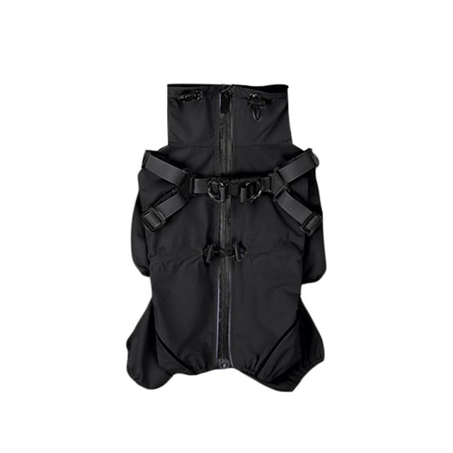 Gabardina de invierno para mascotas. Poliéster, cortavientos, cálida, diseño de cuatro patas, elegante y cómoda para todas las razas de perros y gatos. Para clima frío al aire libre