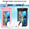thumbnail image 7 of Casetego Floating Universal Waterproof Phone Pouch, IPX8 Cellphone Dry Bag Waterproof Case for iPhone 14 13 12 11 Pro Max SE XS Max XR 8 7 6s Plus S9 S20 S23 Note 20 Up to 7 inch-(Pink+Pink), 7 of 7