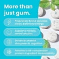thumbnail image 3 of Mint-flavored NeuroGum Energy Caffeine GUM Energy Support-GD, 3 of 5