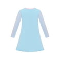 thumbnail image 2 of Girls Dress Easter Blue Stripe Tee Bunny Pocket Long Sleeve 8 Years, 2 of 7
