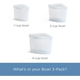thumbnail image 5 of Silicone Reusable Storage Bags, 3-Pack Bowls, Reusable Freezer Bags, Microwave, Dishwasher, Oven Safe, Sous Vide, Premium Lunch Containers, Eco Friendly, Food Storage Bag, Snack Bag, Clear, 5 of 11