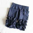 thumbnail image 4 of LYMAYTER Kids Baby Girls Legging Pants Infant Spring Fall Winter Solid Colour Lace Pants Toddler Cotton Casual Trousers for 3 Months-6 Years, 4 of 10