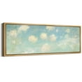 thumbnail image 5 of IDEA4WALL Extra Large Framed Canvas Print Wall Art Cloudscape Soft Blue Sky with Fluffy Clouds Illustrations Countryside Wall Decorative Oversized Artwork Relax/Calm for Living Room - 60"x20", 5 of 5