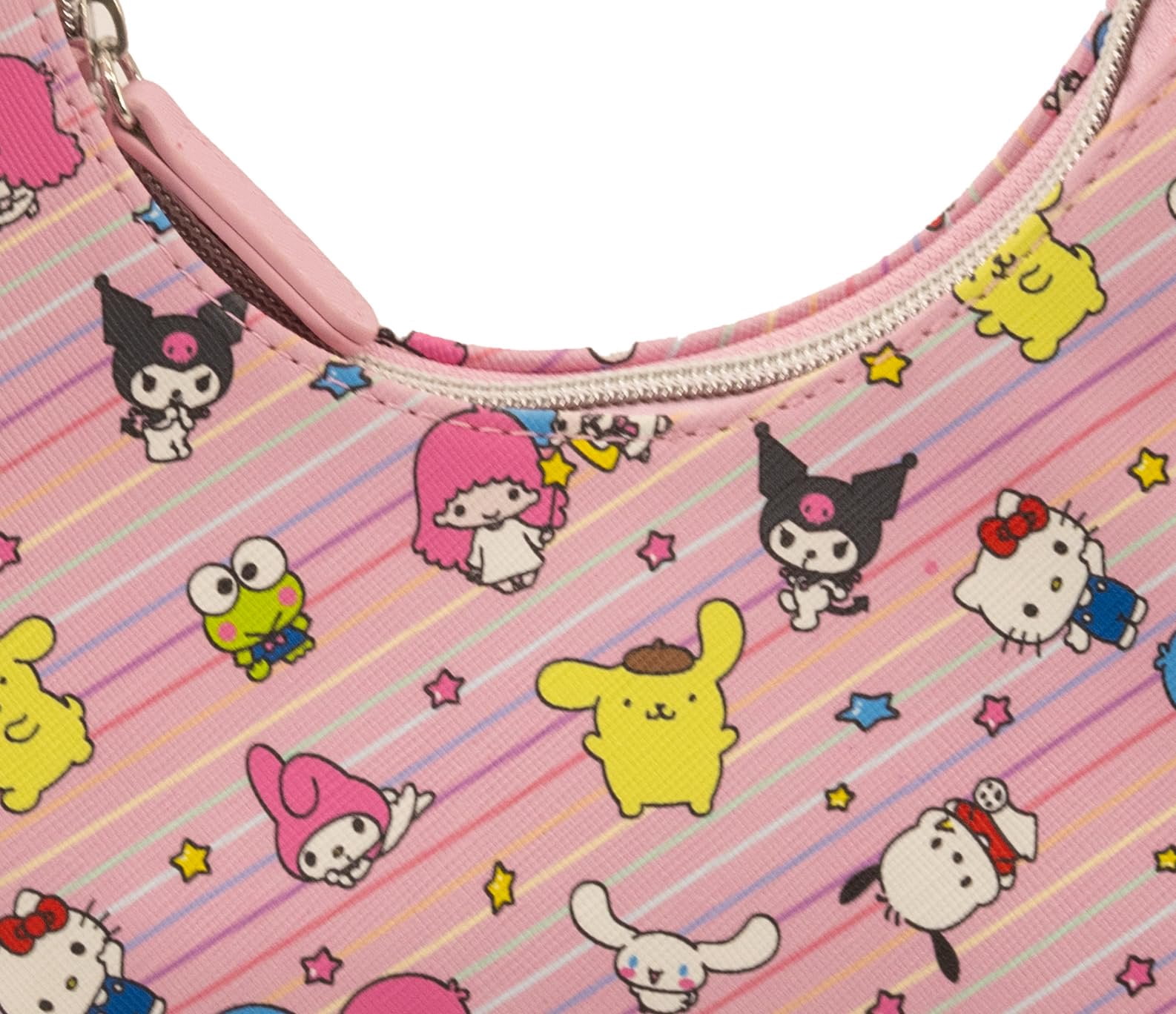 Sanrio Hello Kitty and Friends Hobo Handbag Purse for Girls  Hello Kitty Crossbody Shoulder Bag  Small PU Leather Toddler Purse, Preschool Handbag, Everyday Tote or Mini Travel Purse Ages 3+