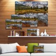 thumbnail image 3 of Clear Lake Mirroring Cloudy Skies - Extra Large Landscape Canvas Art Print, 3 of 4
