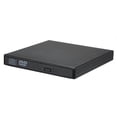 thumbnail image 2 of Portable USB 2.0 External CD/DVD Reader & CD Burner Combo Drive - Lightweight Compact Design, Plug-and-Play, Low Noise, Shockproof, 24X CD Read/Write Speed, 8X DVD Reading, Compatible with, 2 of 6