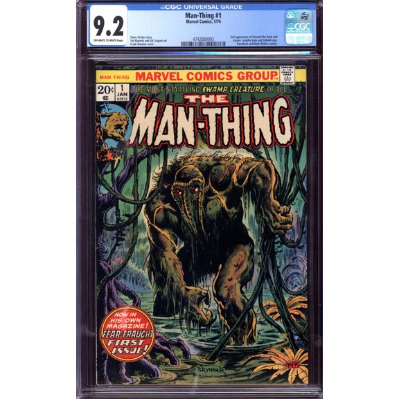 Collectible Man-Thing #1 - CGC 9.2 Comic Book