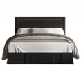 thumbnail image 2 of HMD Keith Queen Upholstered Panel Bed, Black, 2 of 3