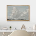 thumbnail image 3 of HFDF Canvas Prt Wall Art Gray Clouds Over Rustic Field Landscape Nature Wilderness Illustrations Modern Art Farmhouse/Country Cool for Livg Room, Bedroom, Office - Natural 10x8inch Unframed, 3 of 6